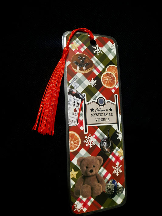 Vampire Diaries Christmas Bookmark