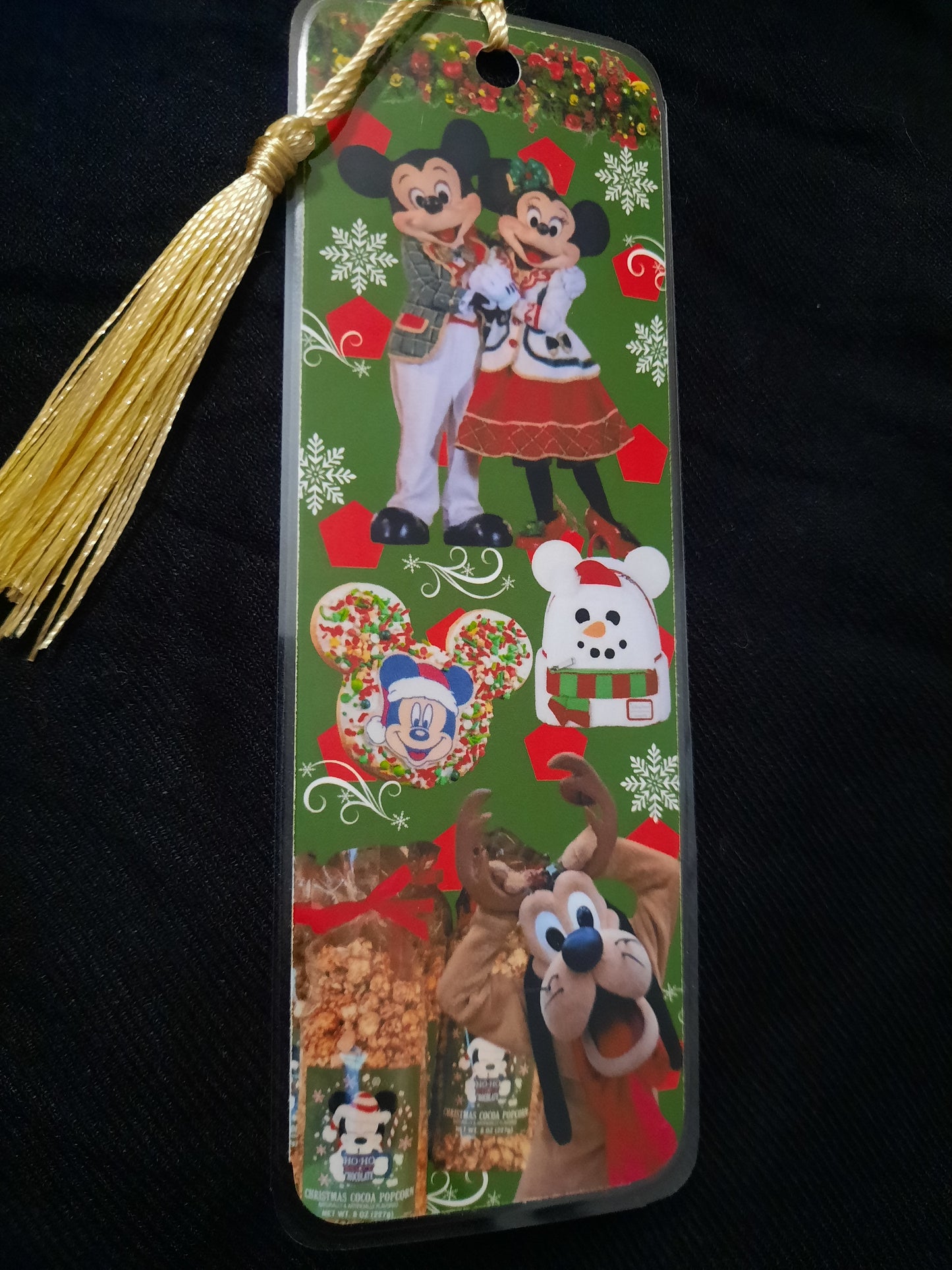 Disney Christmas Collage Bookmark