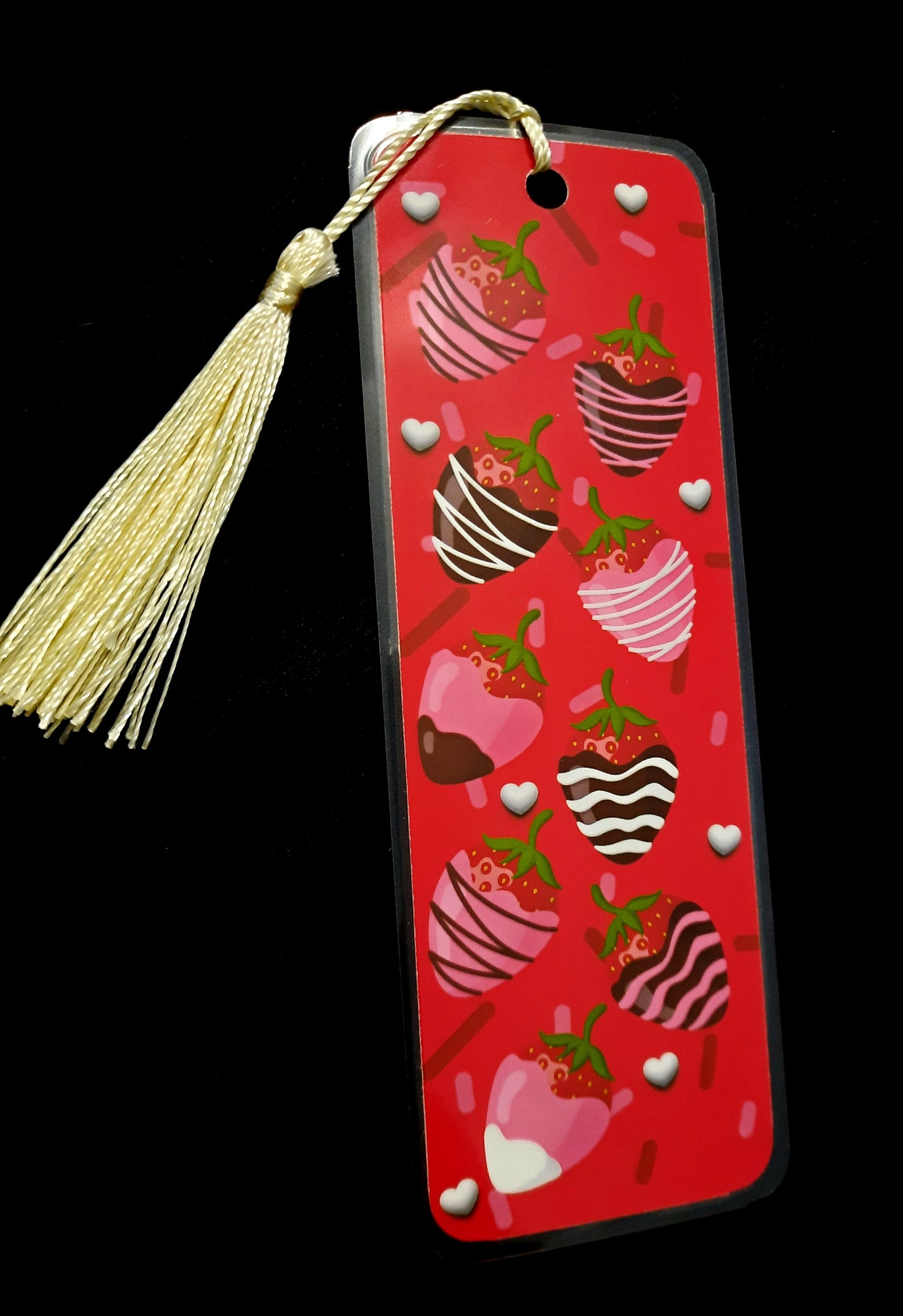 Chocolate Covered Strawberry Bookmark