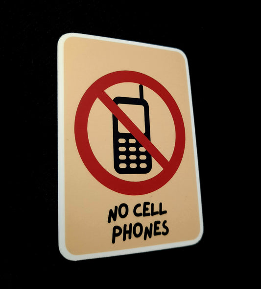 Gilmore Girls No Cell Phones Sticker