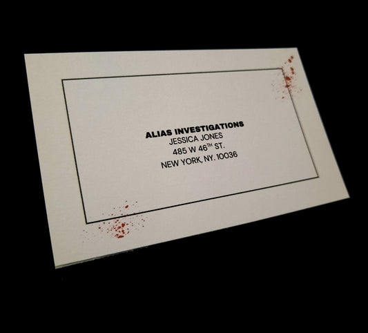 Jessica Jones Business Card Prop Replica