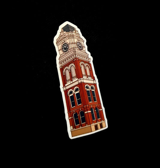 Mystic Falls Clocktower Sticker