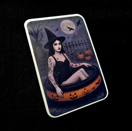 Goth Witch Summer Sticker