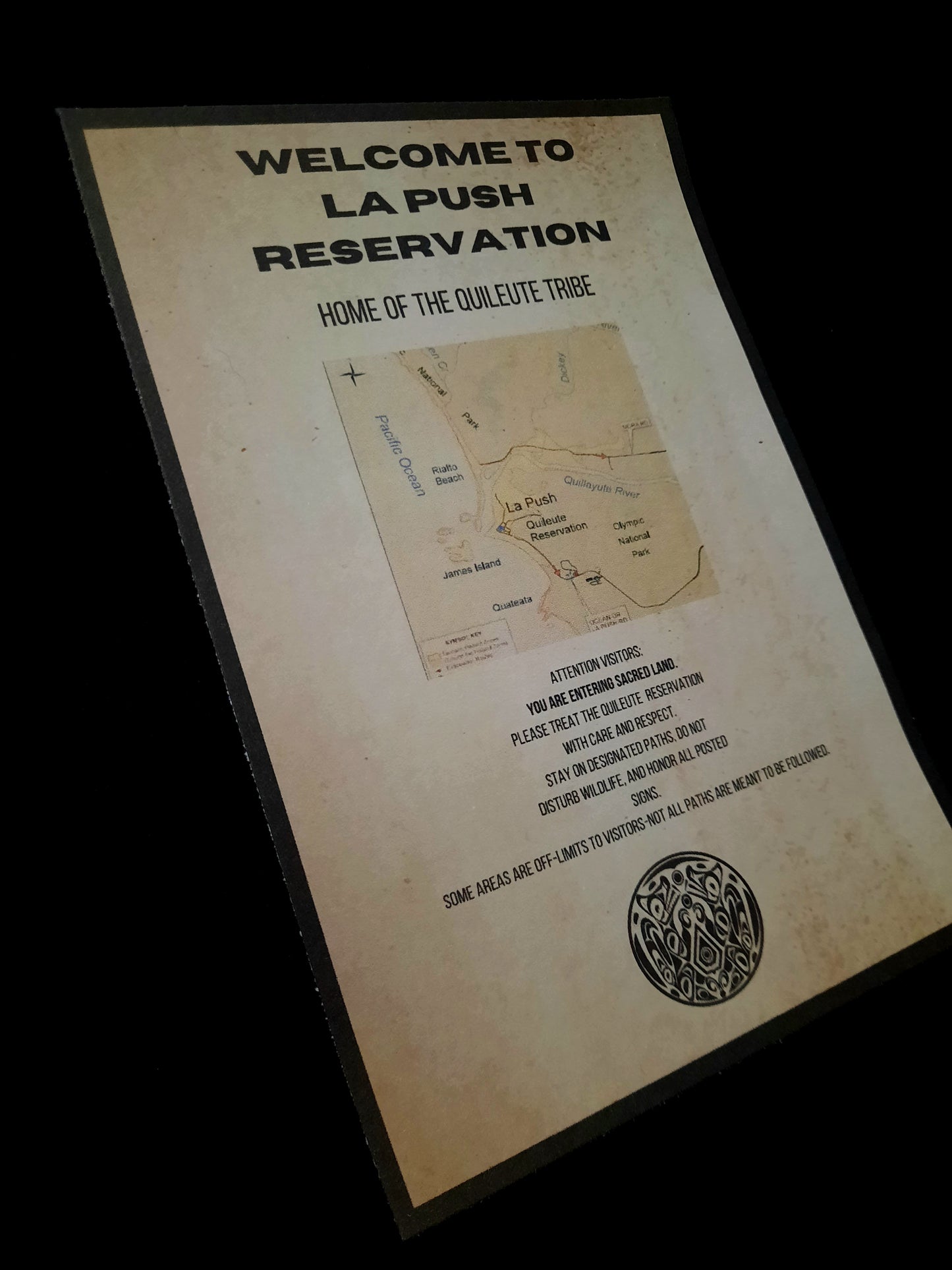 La Push Reservation Visitor Flyer