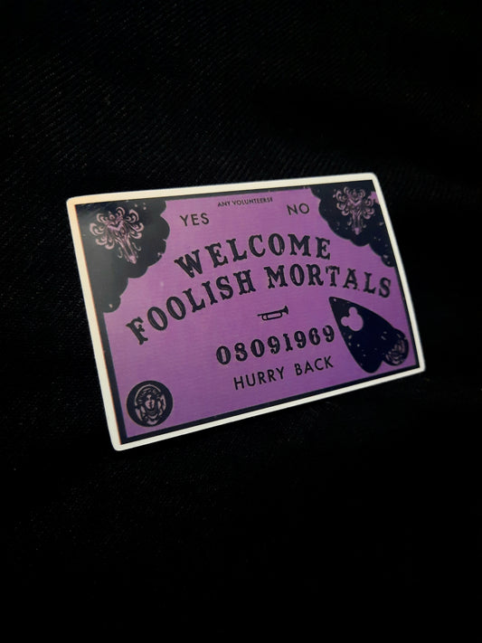 Haunted Mansion Ouija Sticker