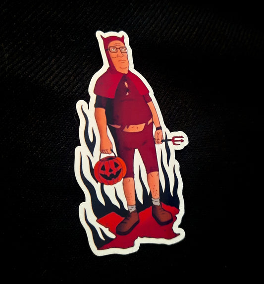 Hank Hill Halloween Sticker