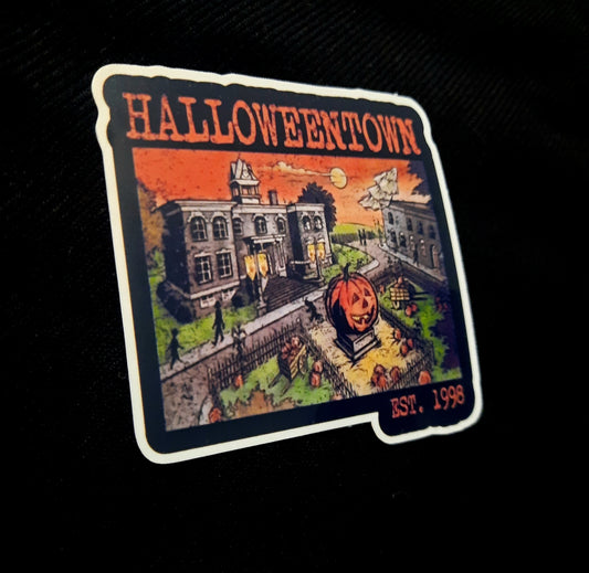 Halloweentown Book Cover Sticker
