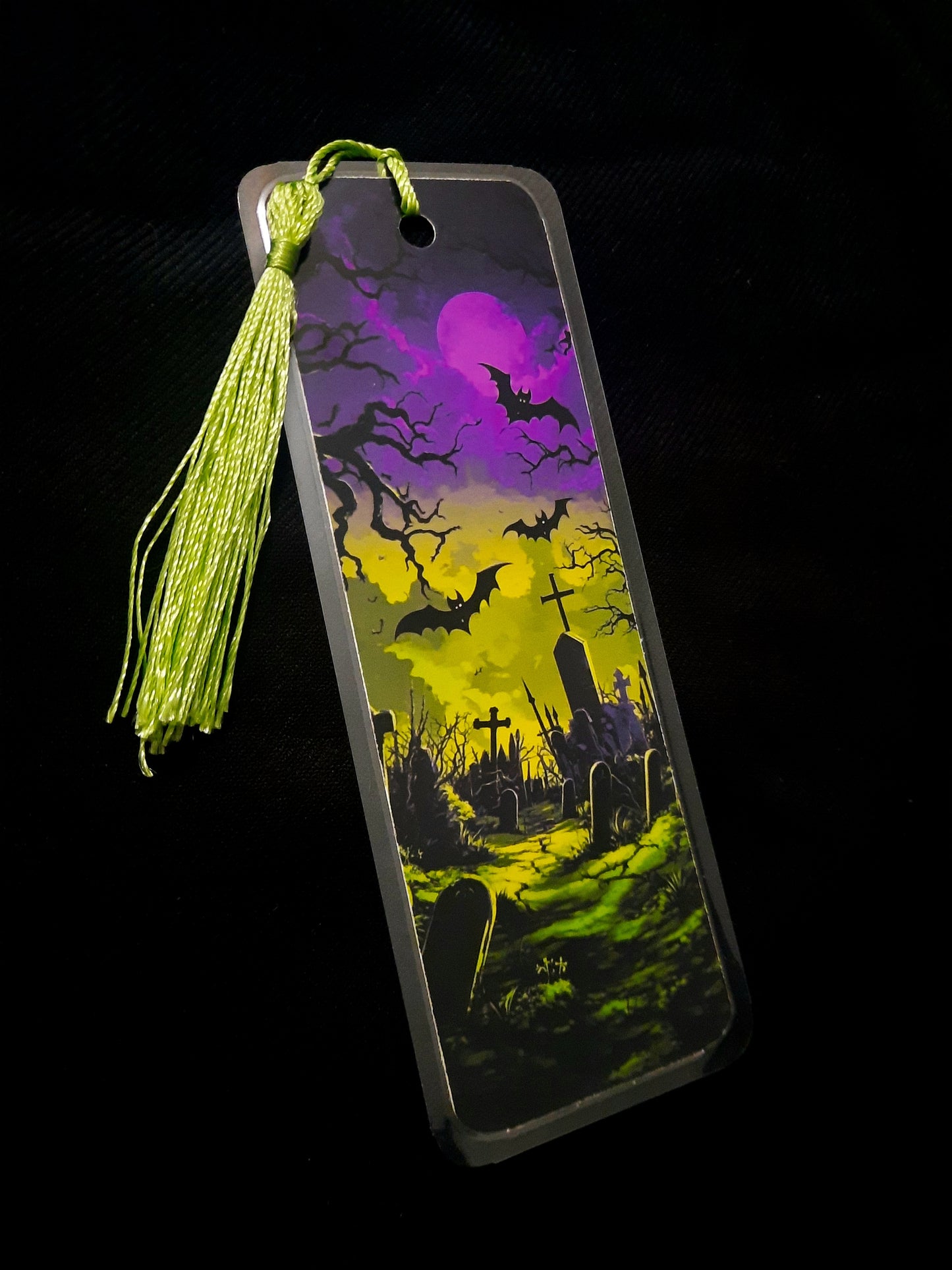 Spooky Graveyard Bookmark