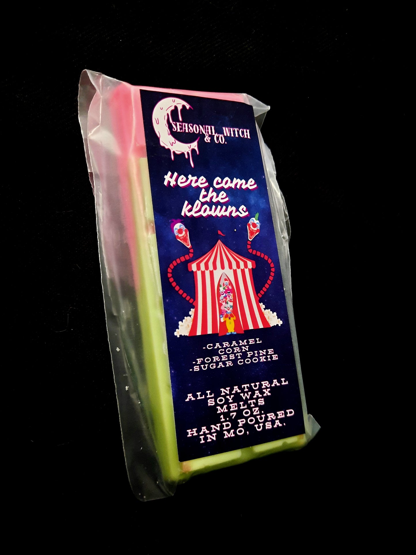 "Here Come The Klowns" Killer Klowns From Outer Space wax melt
