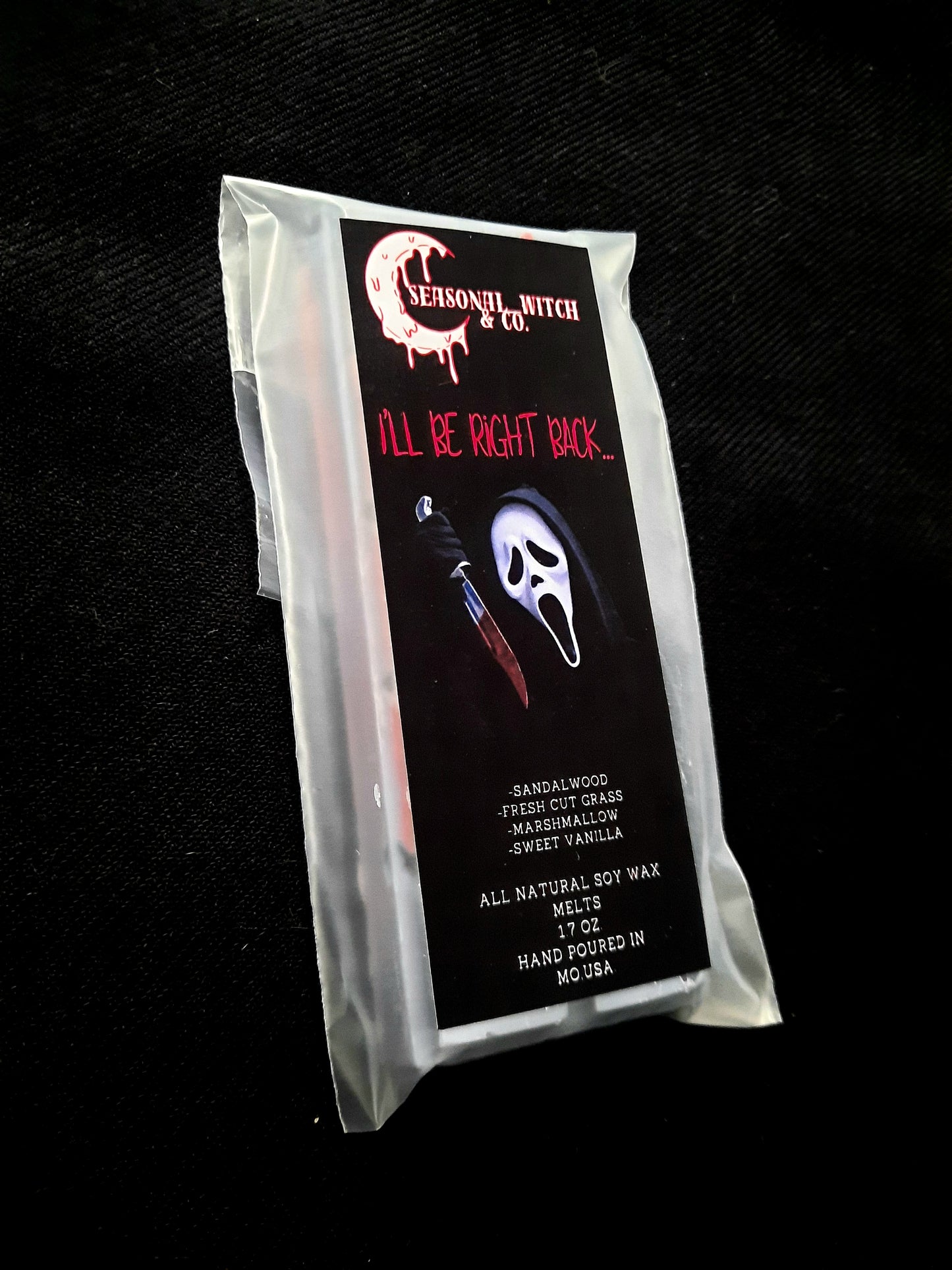 "I'll Be Right Back.." Scream Wax Melt