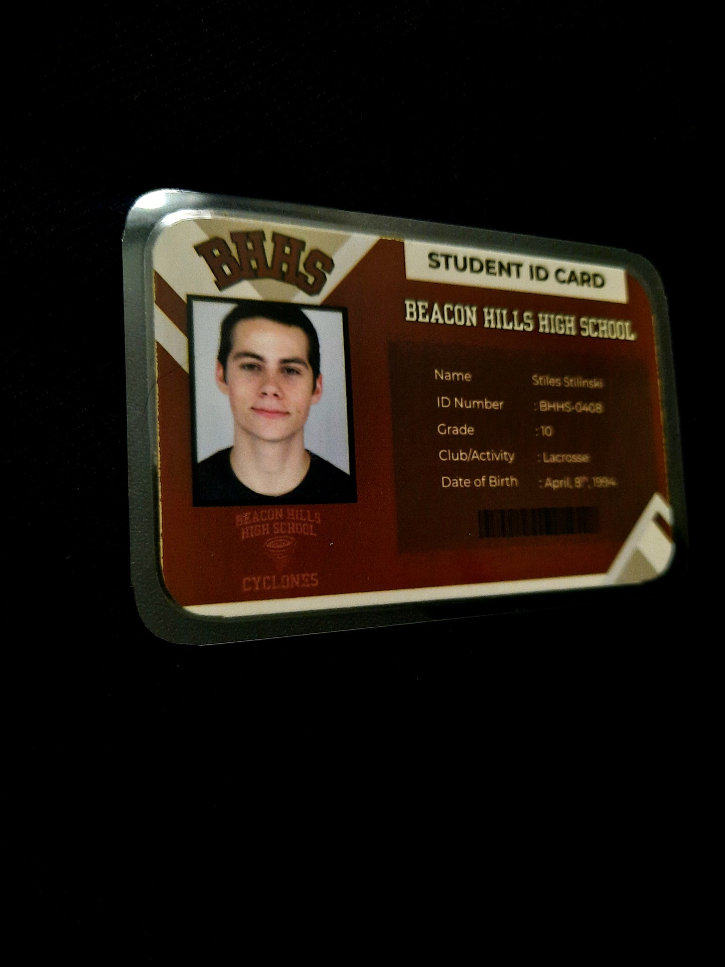 Teen Wolf Student ID Card Stiles Stilinski