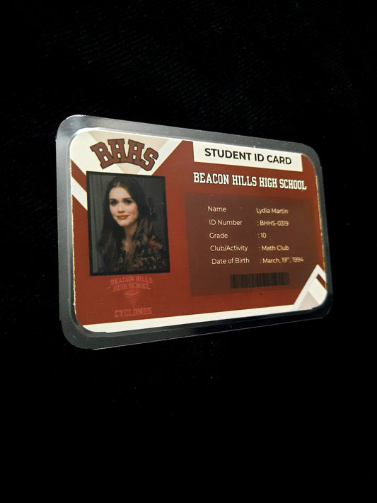Teen Wolf Student ID Card Lydia Martin