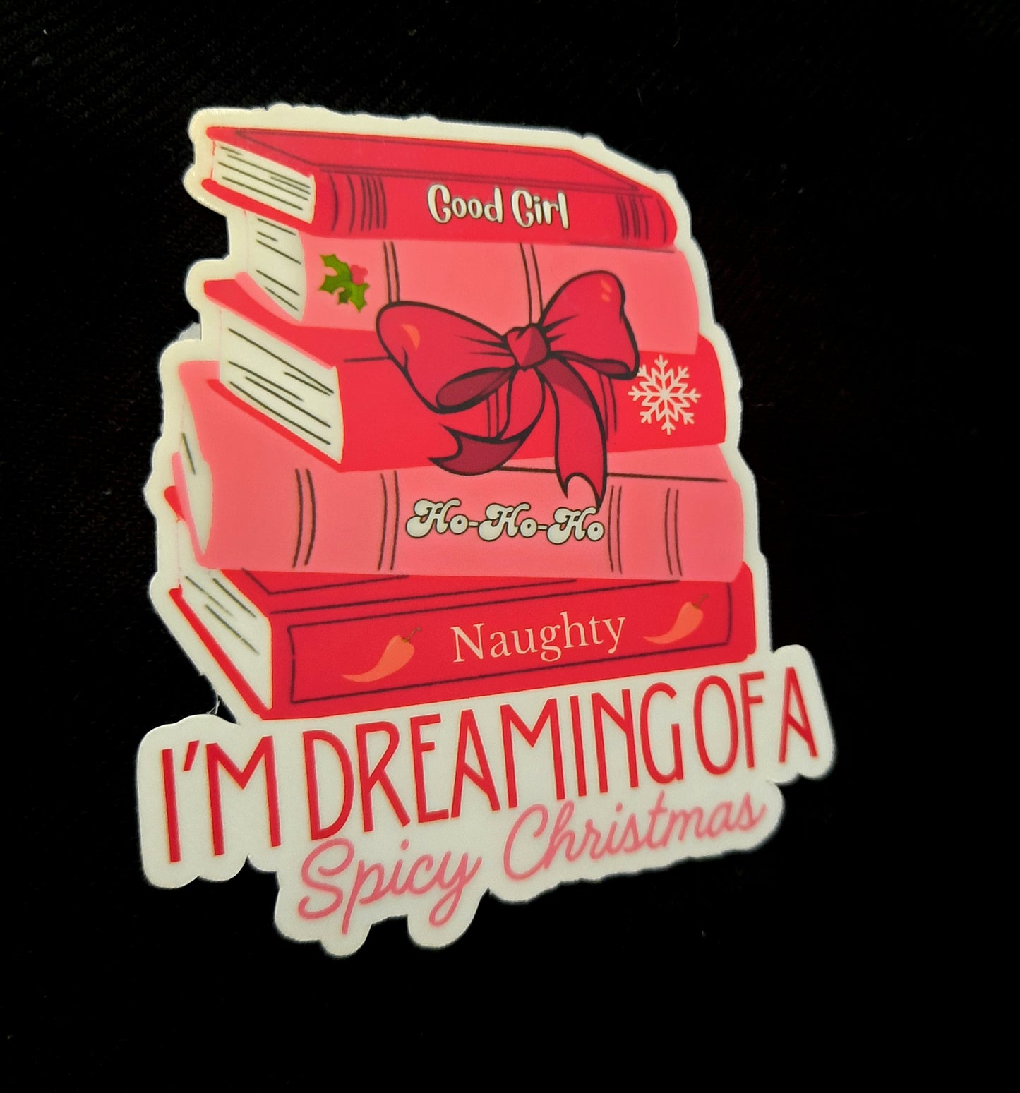 Dreaming of a Spicy Christmas Sticker