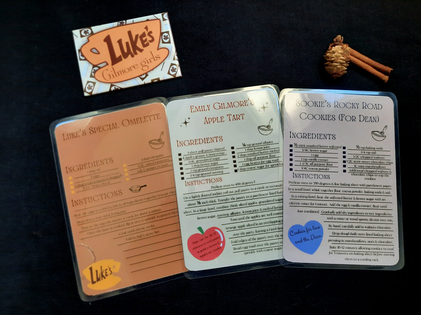 Gilmore Girls Recipe Cards