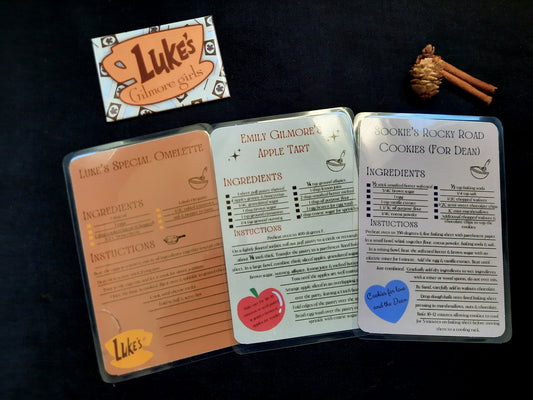 Gilmore Girls Recipe Cards