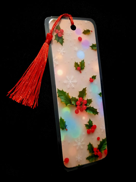 Christmas Holly Bookmark