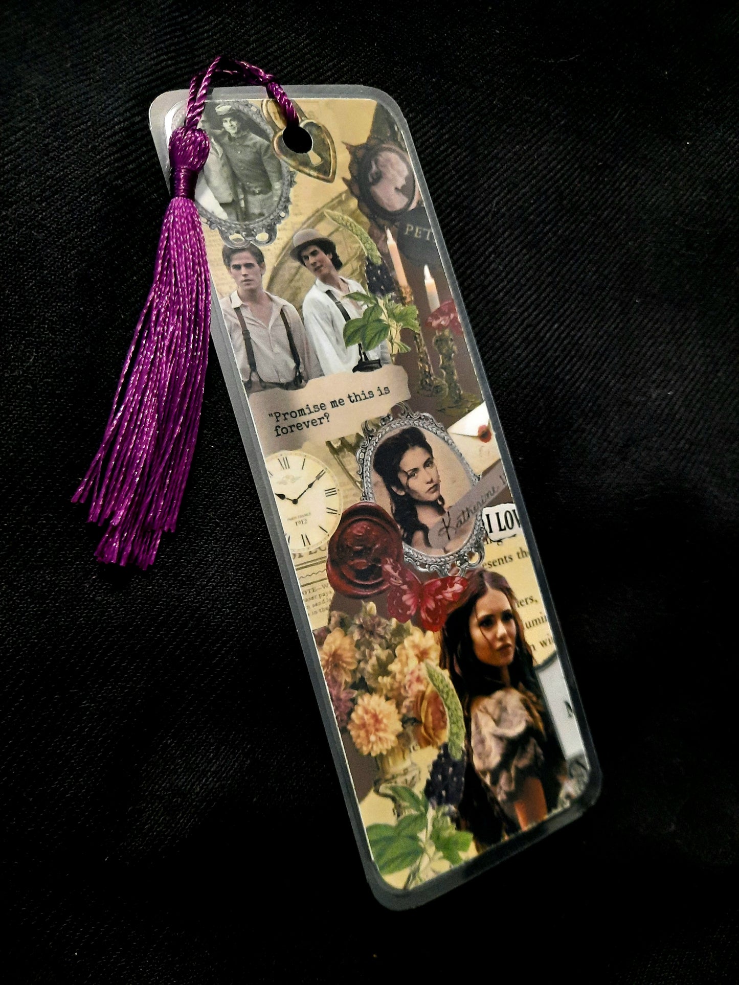 Katherine Pierce Romantic Bookmark