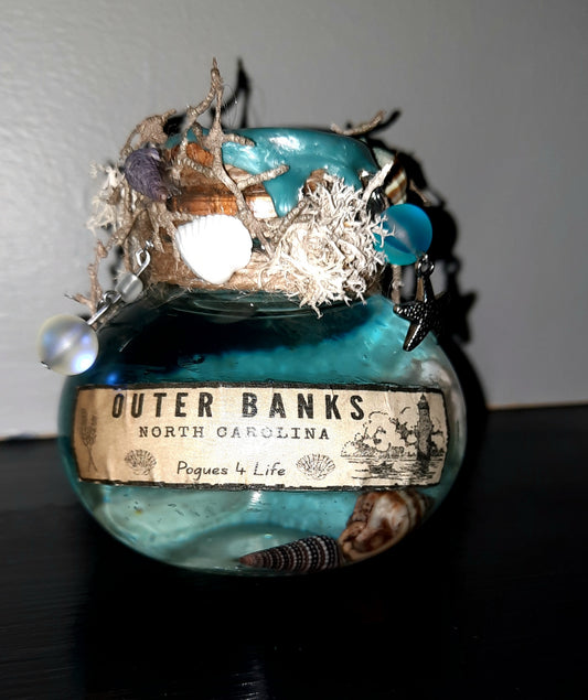 Outer Banks Glass Bottle