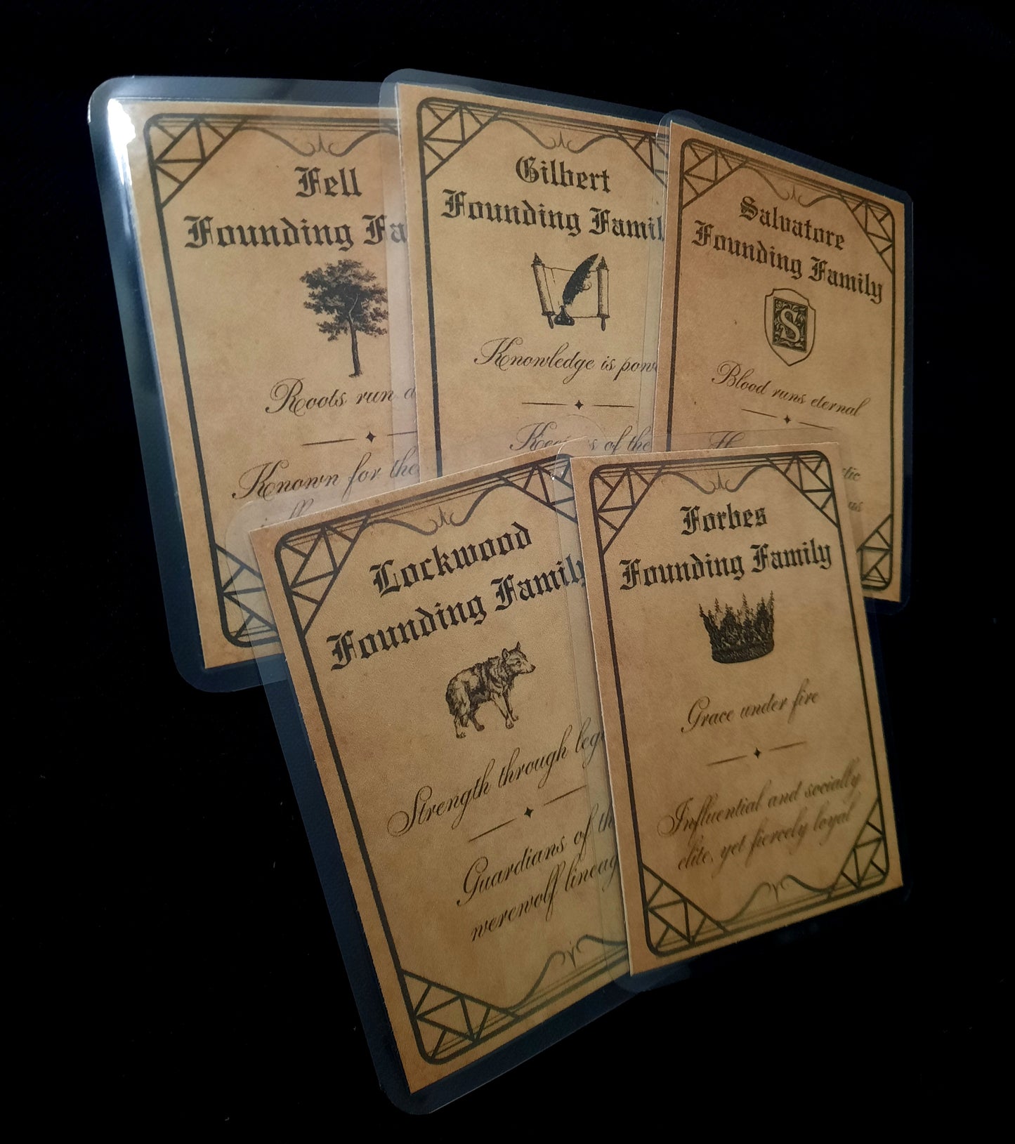 Vampire Diaries Founding Family Collectors Cards