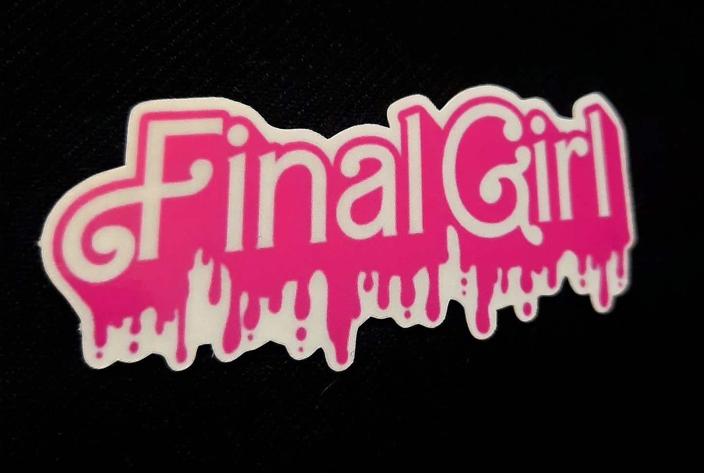 Pink Final Girl Sticker