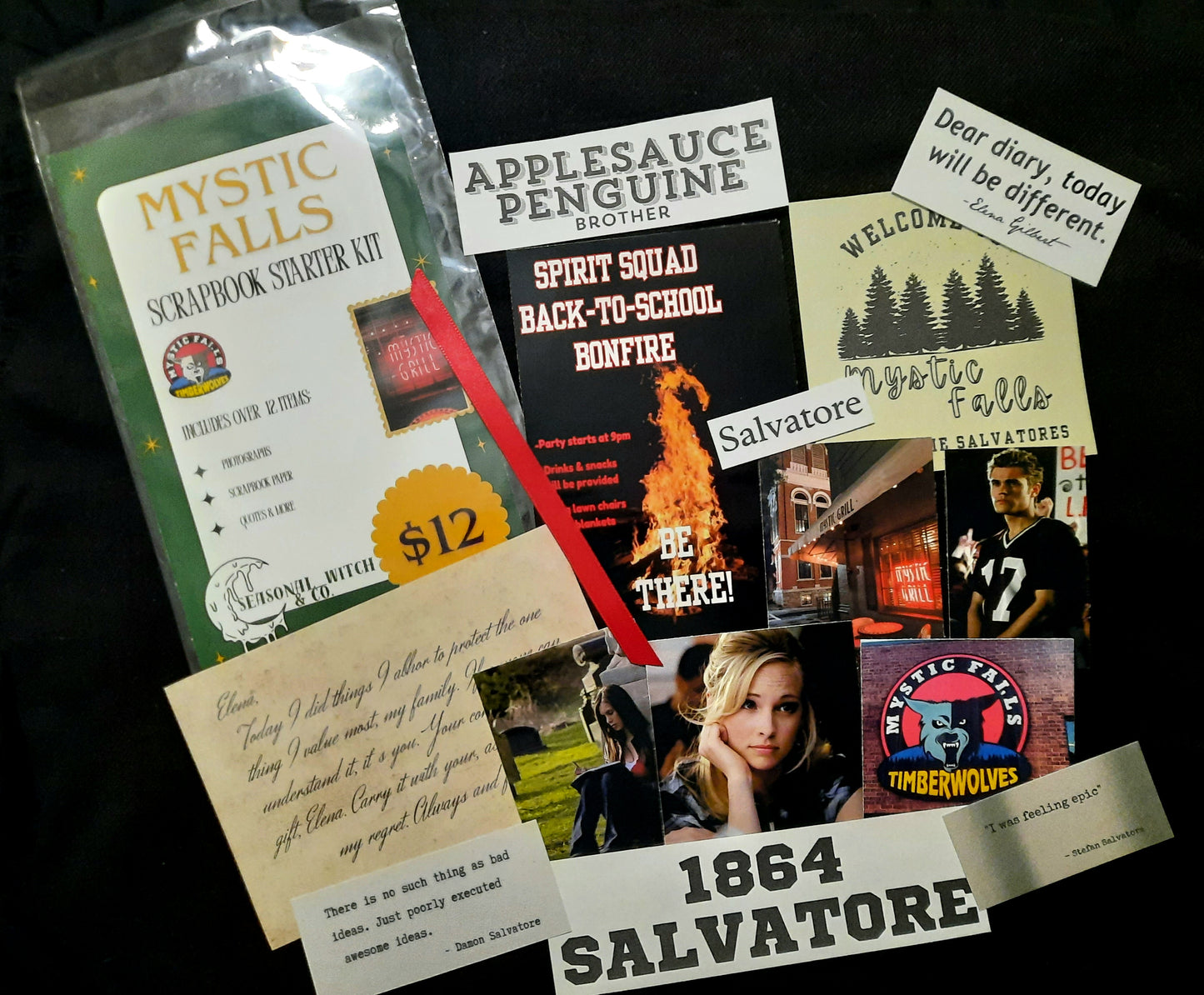Mystic Falls Scrapbook Starter Kit