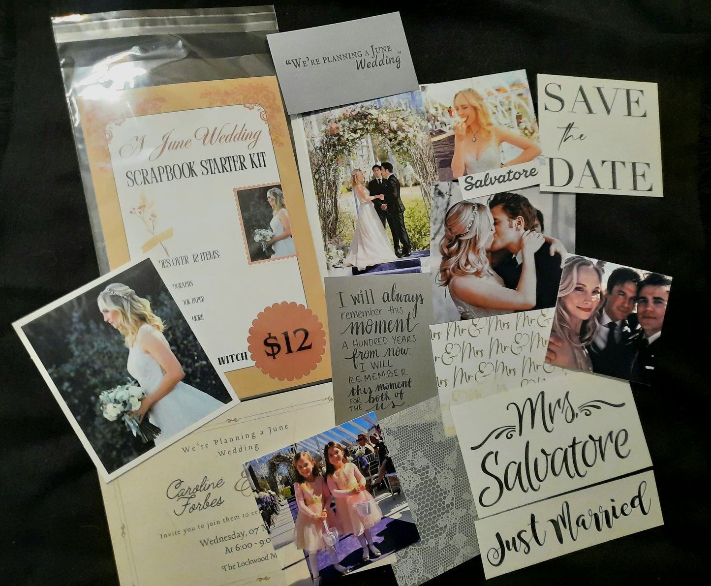 A June Wedding Scrapbook Starter Kit
