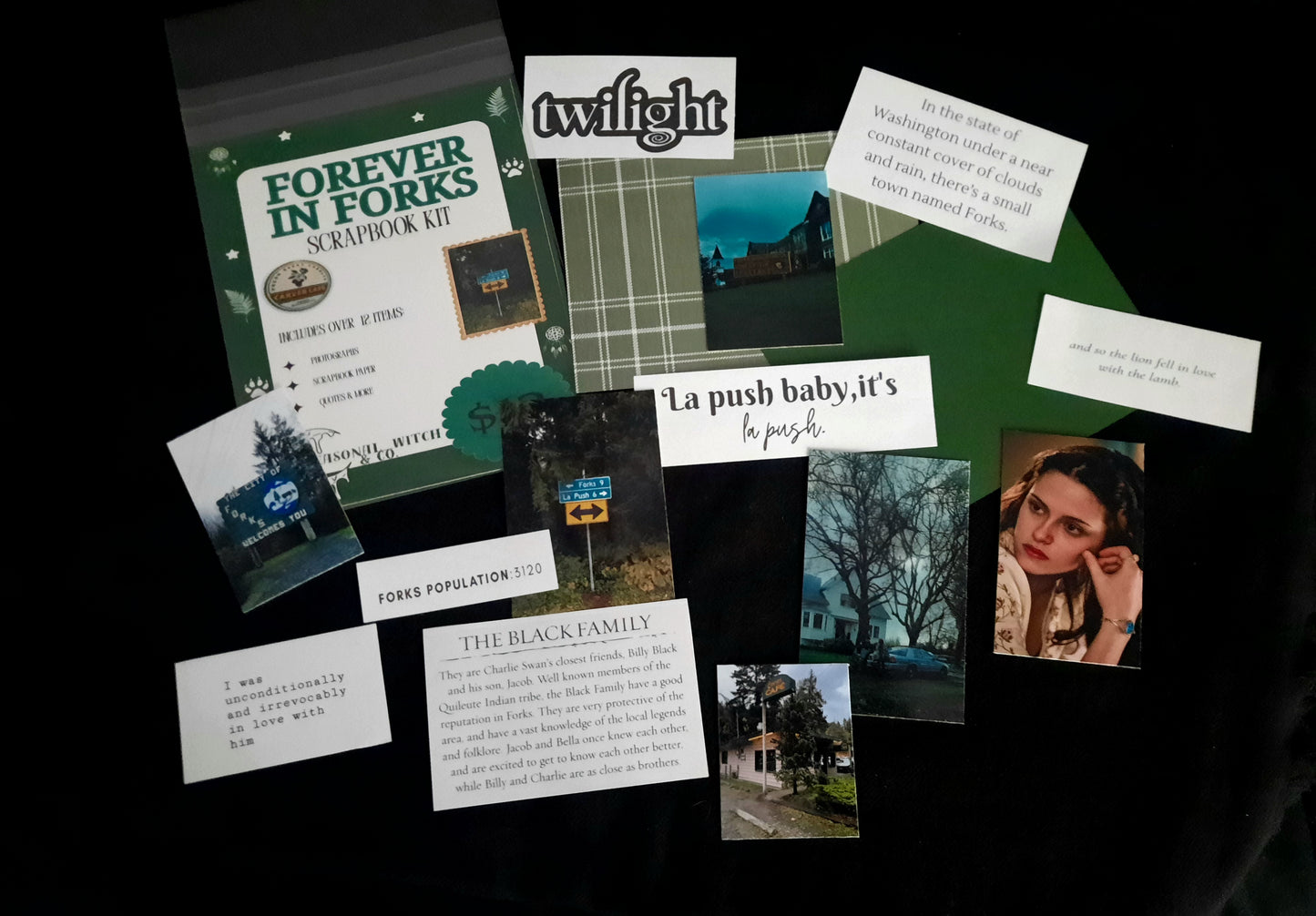 Forever In Forks Scrapbook Kit