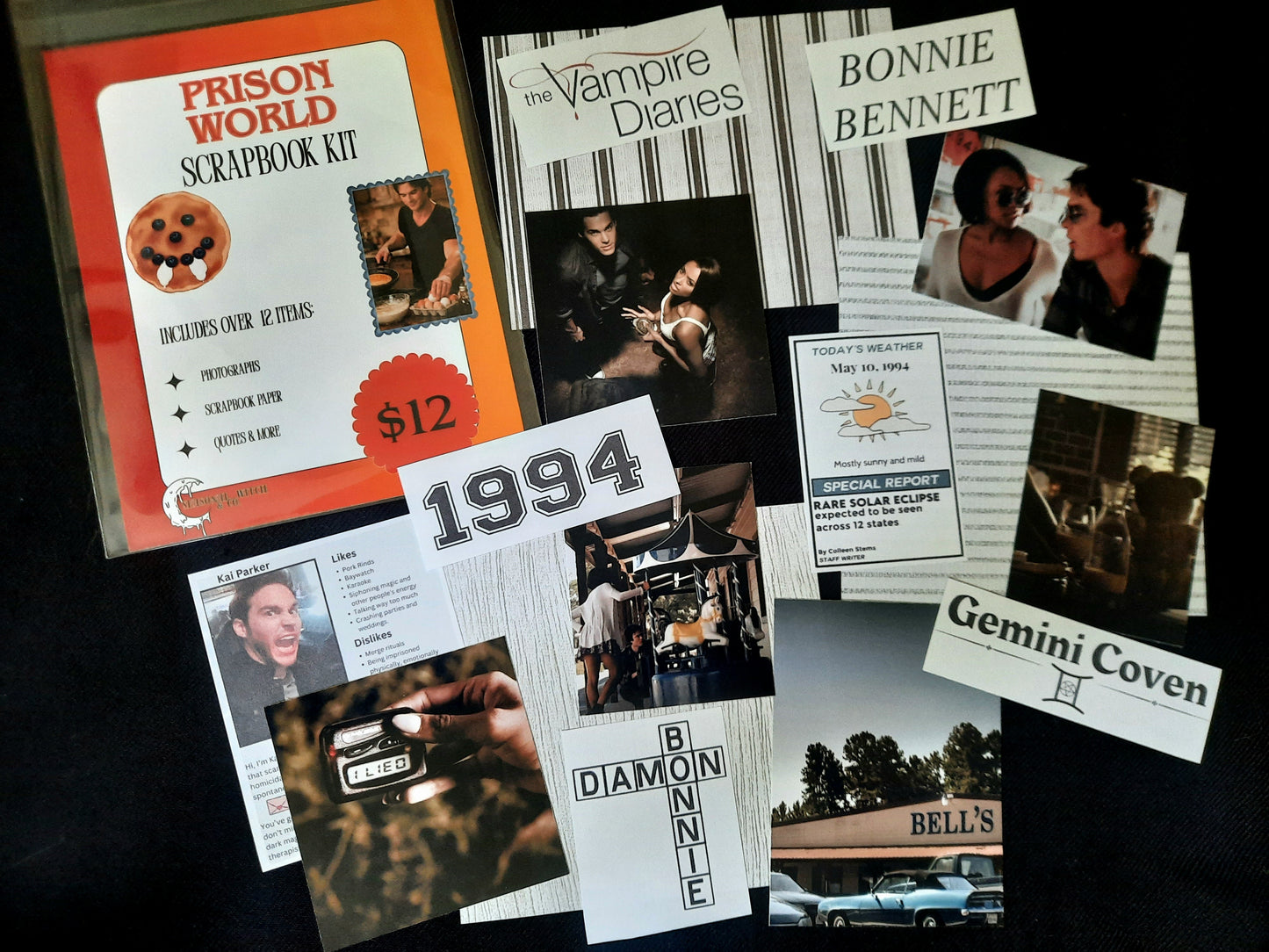TVD Prison World Scrapbook Kit