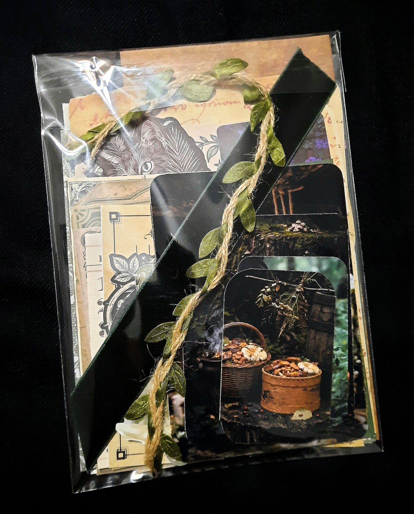 Forest Witch Scrapbook Kit | 39 Piece Curated Scrapbook Collection