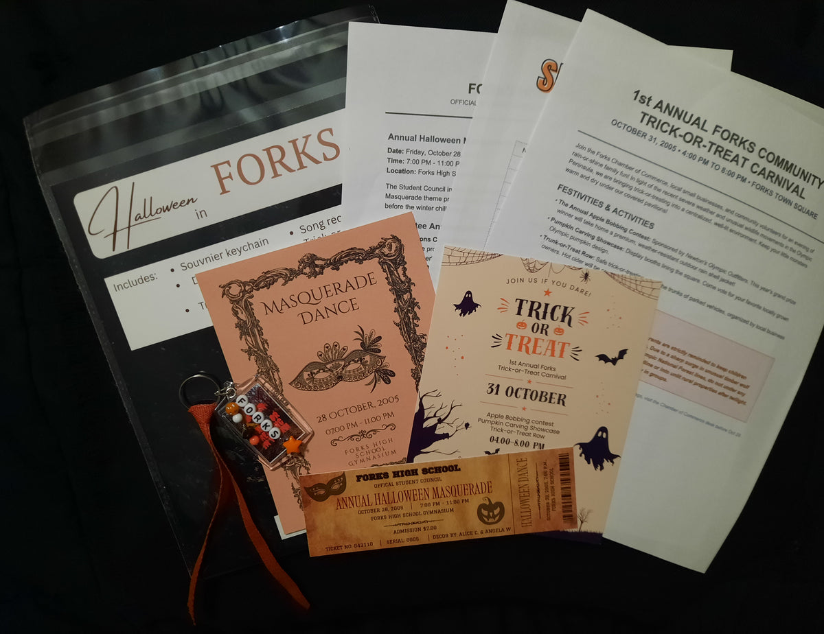 Halloween in Forks Bundle| Twilight-inspired October 2008 Ephemera