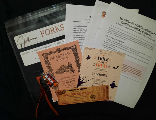 Halloween in Forks Bundle| Twilight-inspired October 2008 Ephemera