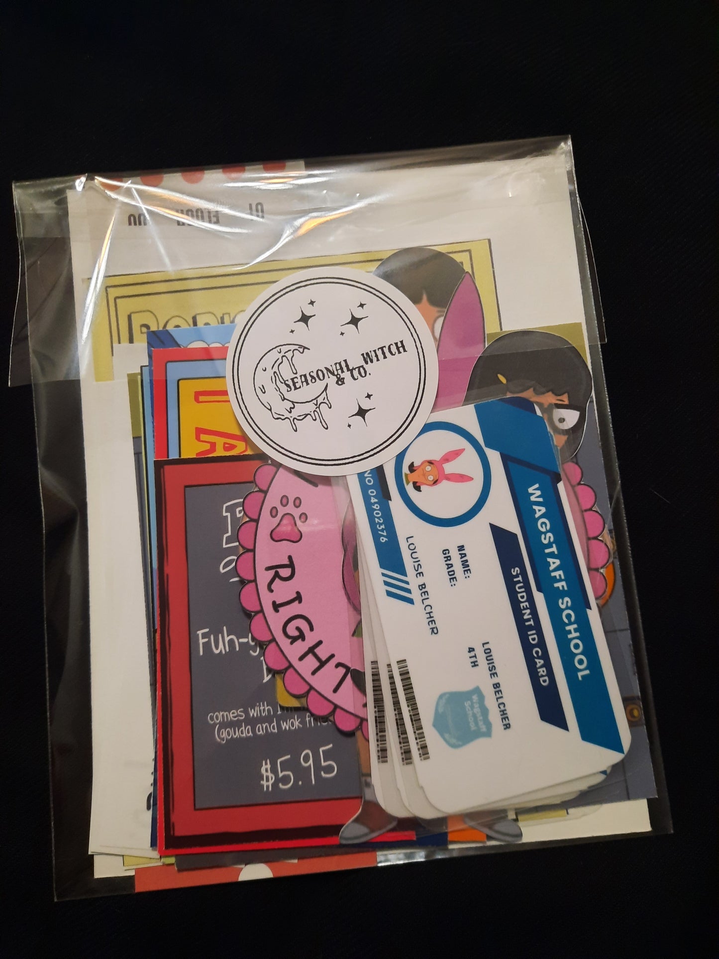Bob's Burgers Scrapbook Kit | Bob's Burgers Paper Ephemera