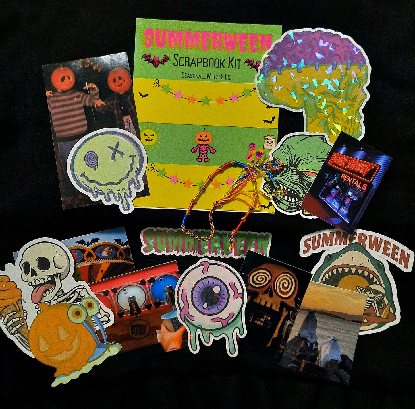 Summerween Scrapbook Kit-Summerween Ephemera Kit