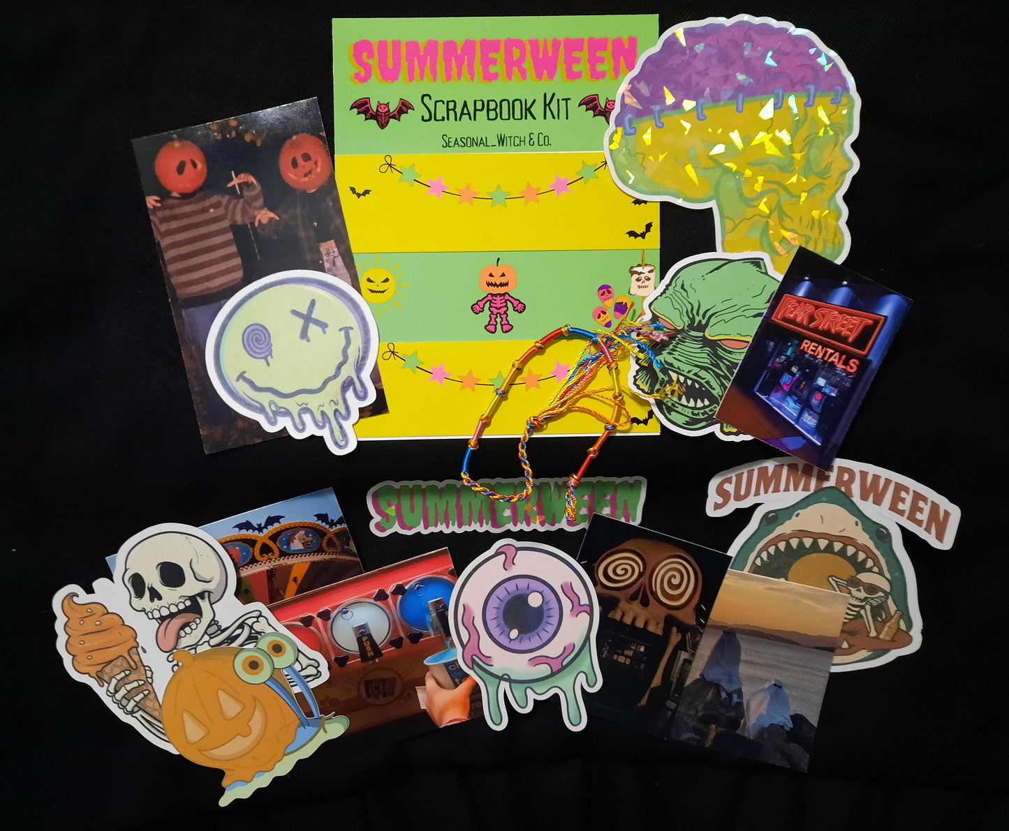Summerween Scrapbook Kit-Summerween Ephemera Kit